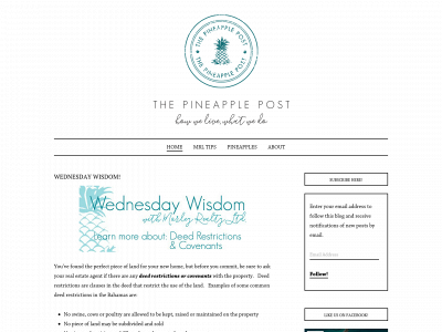 pineapple-post.com snapshot