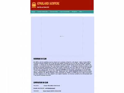 epaulards-senpere64.fr snapshot