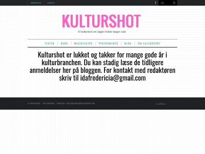 kulturshot.dk snapshot