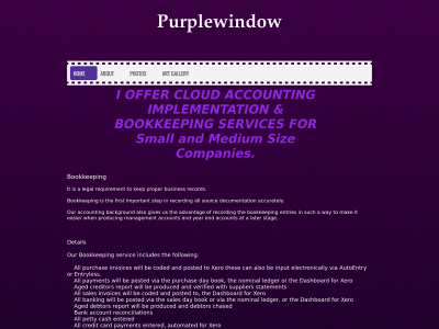 purplewindow.co.uk snapshot