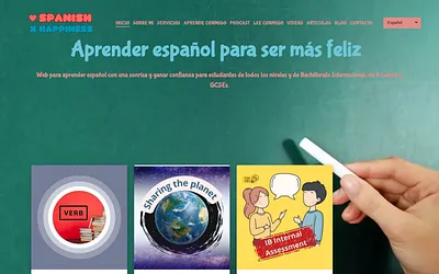 www.spanishforhappiness.com snapshot