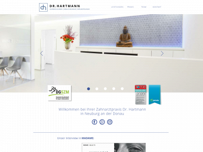 zahnarztpraxis-dr-hartmann.de snapshot