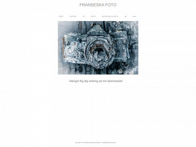 franseska.dk snapshot