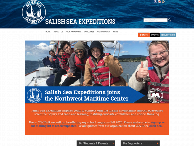 salish.org snapshot