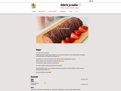 sokeriajasuolaa.fi snapshot