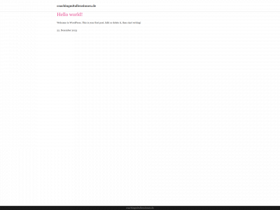 coachingmitallensinnen.de snapshot