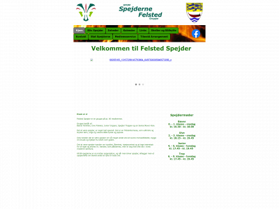 felsted-spejder.dk snapshot
