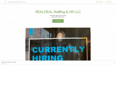 realdealstaffinghr.com snapshot