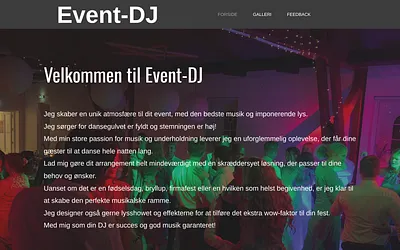 event-dj.dk snapshot