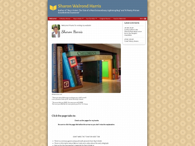 sharonwalrondharris.com snapshot