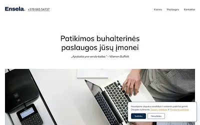 ensela.lt snapshot