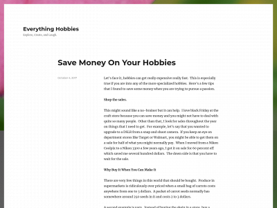 assortedhobbies.com snapshot