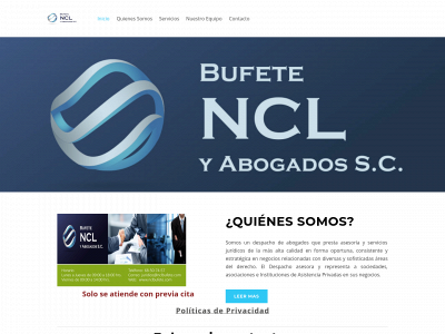 www.nclbufete.com snapshot
