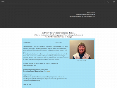 www.susiecaron.com snapshot