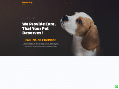 guptadogfarm.com snapshot