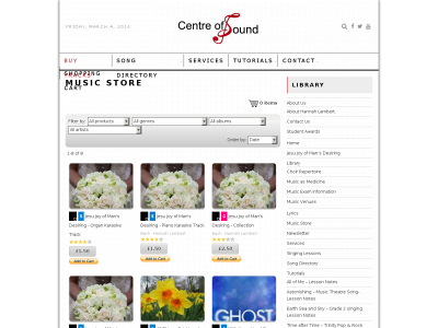 www.centreofsound.co.uk snapshot