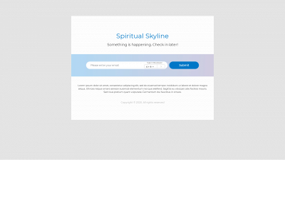 spiritualskyline.com snapshot