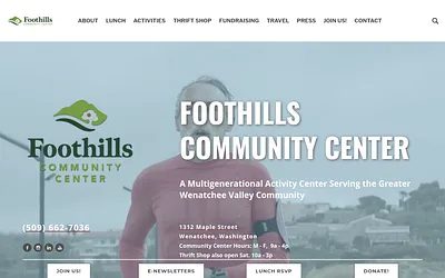 www.foothillscenter.com snapshot