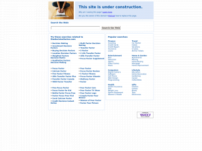 thedecisionfactor.com snapshot