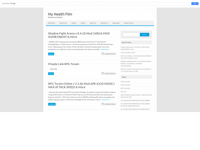 myhealthfilm.com snapshot