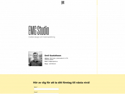 emgstudio.se snapshot