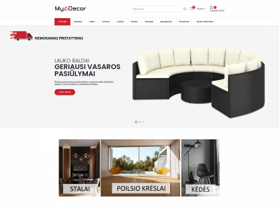 mydecor.lt snapshot