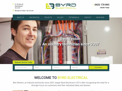 byrdelectrical.com.au snapshot