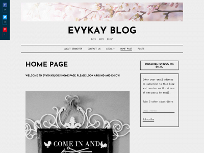 evykayblog.com snapshot