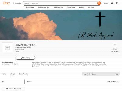 crmerchapparel.etsy.com snapshot