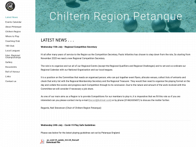 www.chilternpetanque.org.uk snapshot