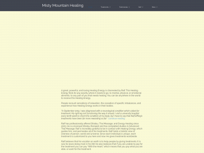 mistymountainhealing.com snapshot