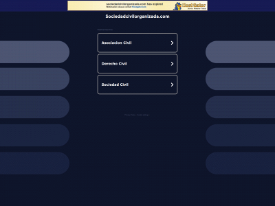 sociedadcivilorganizada.com snapshot