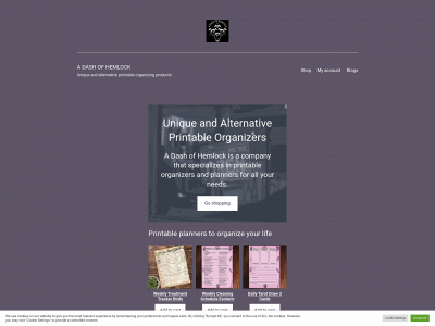 adashofhemlock.com snapshot