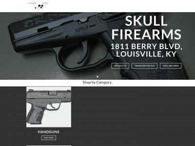skullfirearms.com snapshot