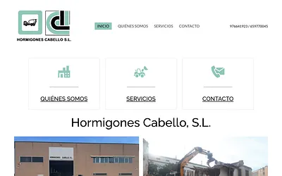 hormigonescabello.es snapshot