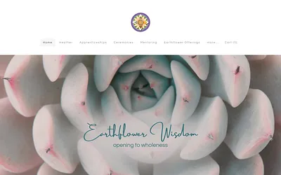 www.earthflowerwisdom.com snapshot