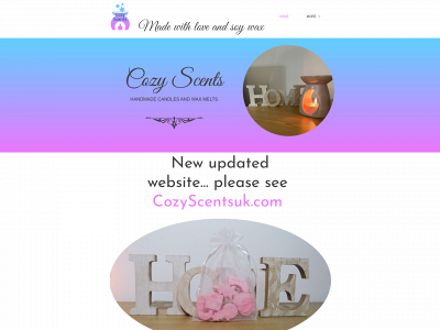 cozyscents.co.uk snapshot