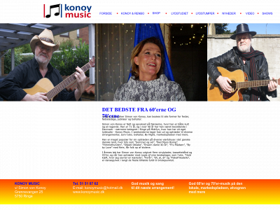 konoymusic.dk snapshot