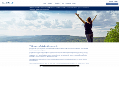 takeleychiropractic.co.uk snapshot