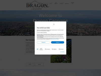 dragoncaravans.co.uk snapshot
