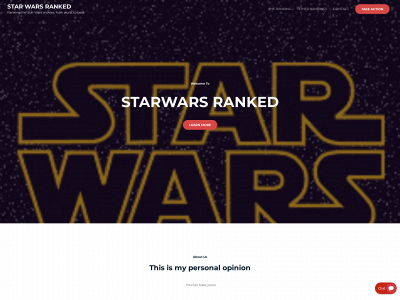 starwarsranked.com snapshot