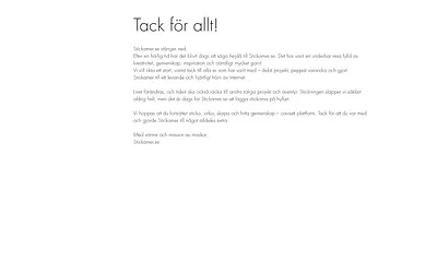 stickamer.se snapshot