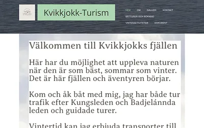 kvikkjokk-turism.se snapshot