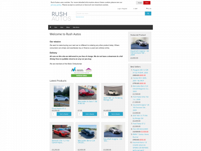 rushautos.co.uk snapshot