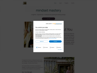dinahliversidge.com snapshot