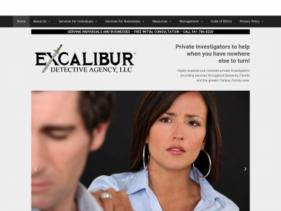 excaliburdetectiveagency.com snapshot