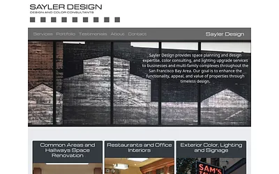 saylerdesign.com snapshot