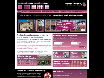 wemakeanywindow.com snapshot