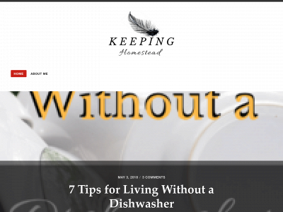 keepinghomestead.com snapshot