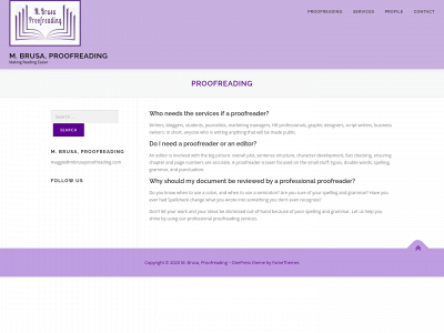 mbrusaproofreading.com snapshot